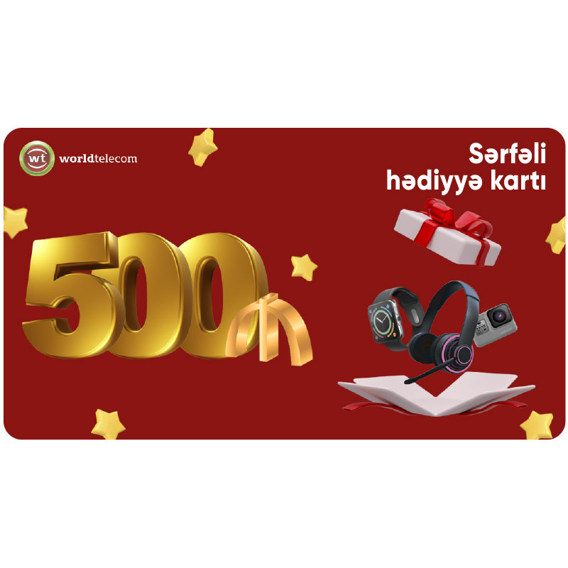 WT Hədiyyə kartı - 500₼