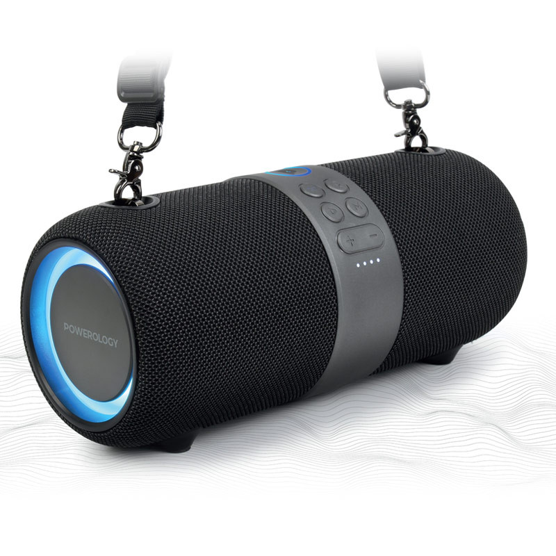 Powerology Cypher Portable Stereo Speaker Black