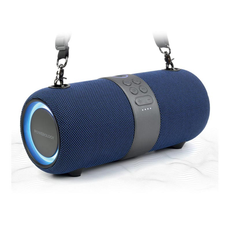 Powerology Cypher Portable Stereo Speaker Blue