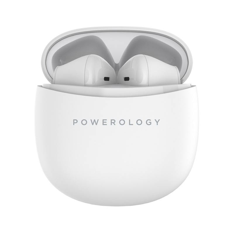 Powerology Bluetooth Stereo Buds Plus - White