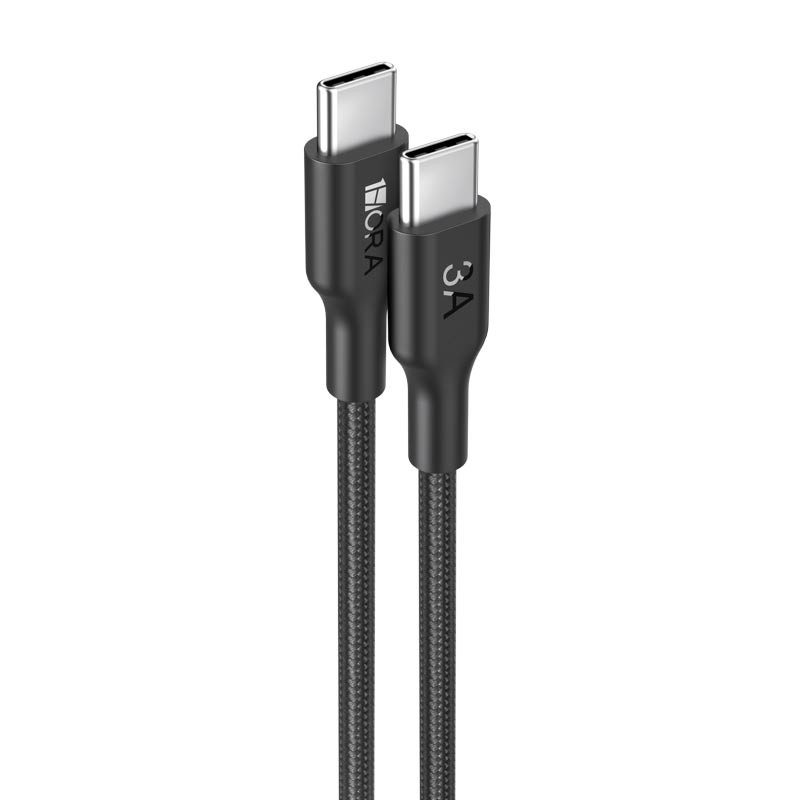 1Hora Cable Type-C to Type-C 3A 1M CAB272 (Black)