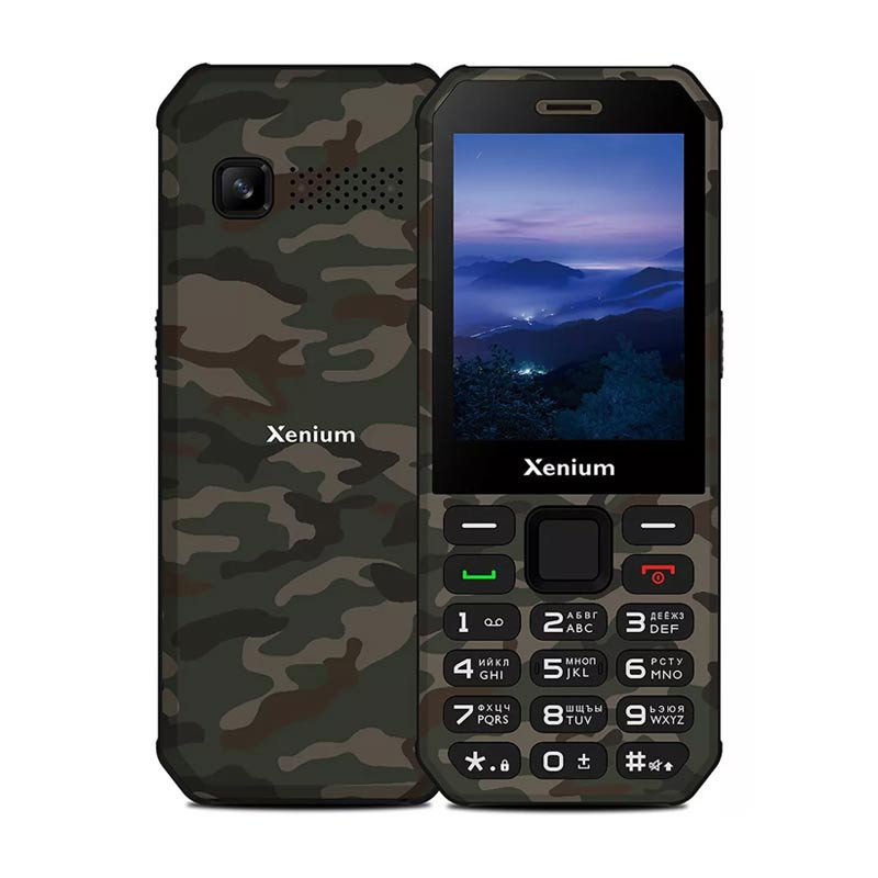 Philips Xenium X300 (Green Camouflage)