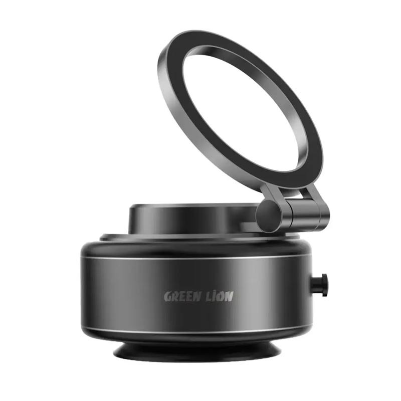 Green Lion GX-29 Auto Suction Phone Holder - Matte Black