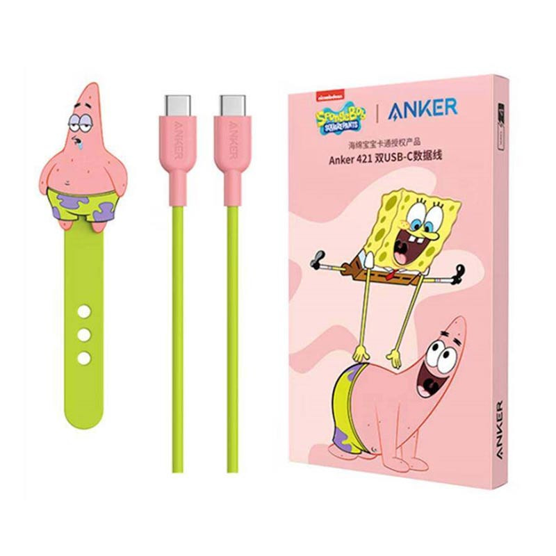 Anker 421 SpongeBob USB-C to USB-C Cable 1.8m (A8482)