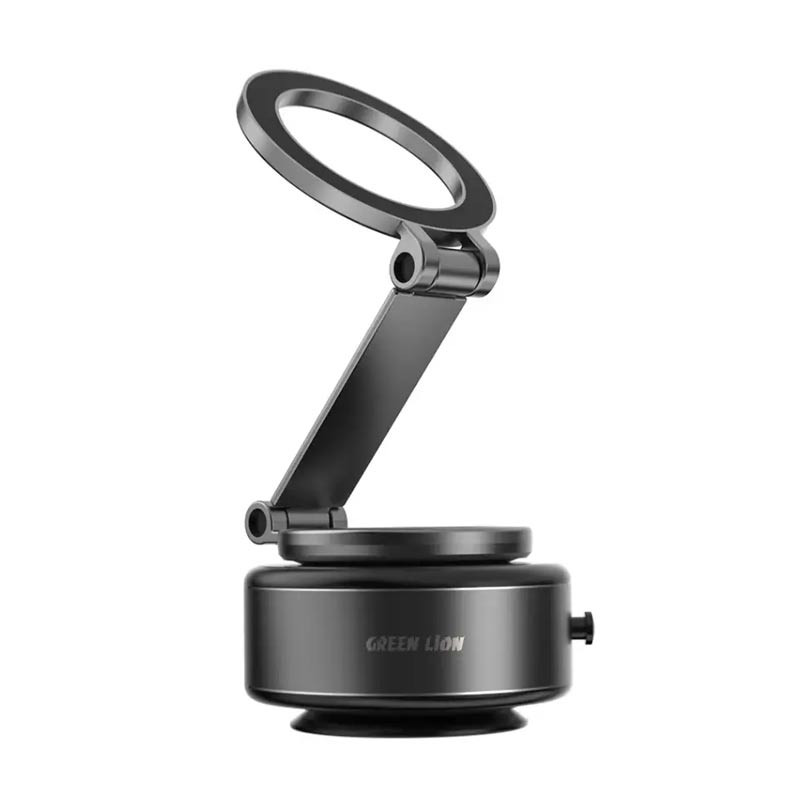 Green Lion GX-32 Auto Suction Phone Holder - Matte Black