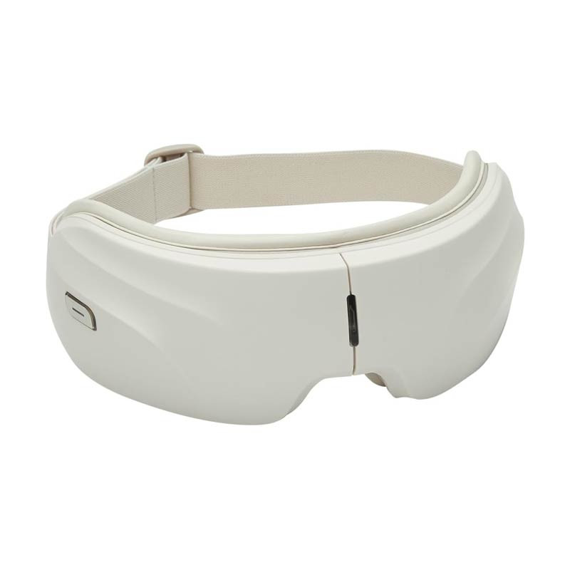 Porodo Rechargeable Eye Massager With Heat & Bluetooth Music - White