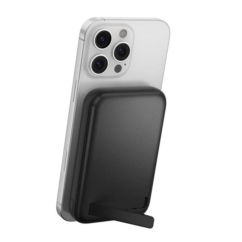 Wiwu Powerbank Classic Kickstand Magnetic 10000Mah Wi-P064 (Black)