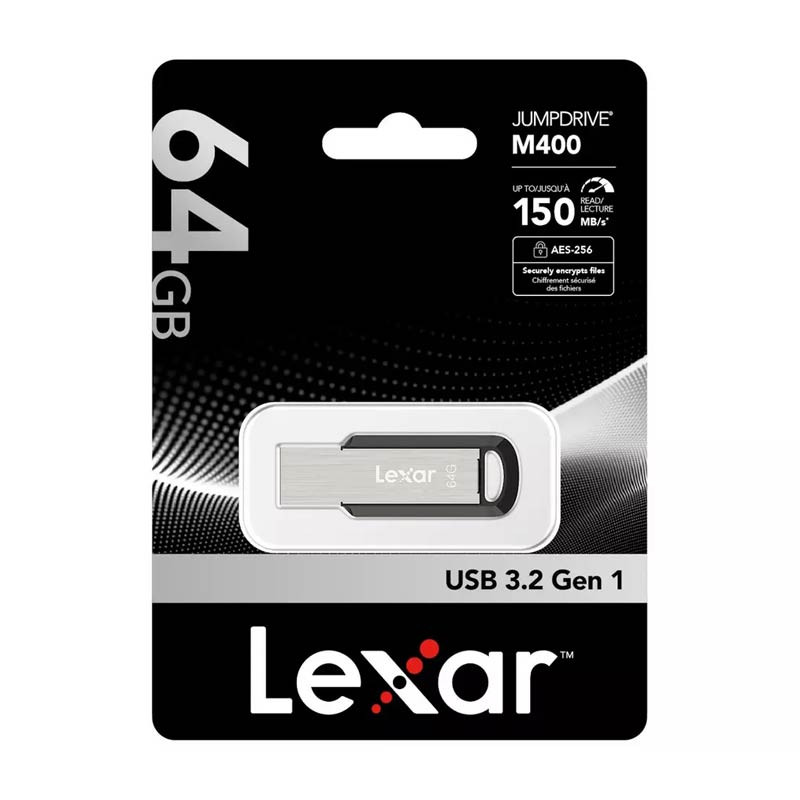 Lexar JumpDrive M400 USB 3.2 Gen 1 Flash Drive 64 GB