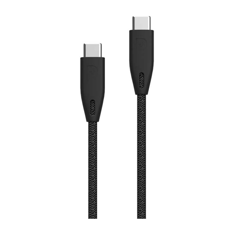 Powerology Braided USB-C to USB-C Cable 2M Black
