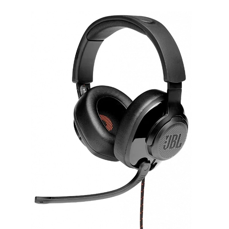 JBL Quantum 200 Wired Gaming Headphones Black